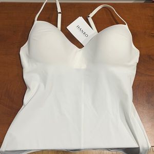 HANRO 34C Allure Bra Camisole Off- white